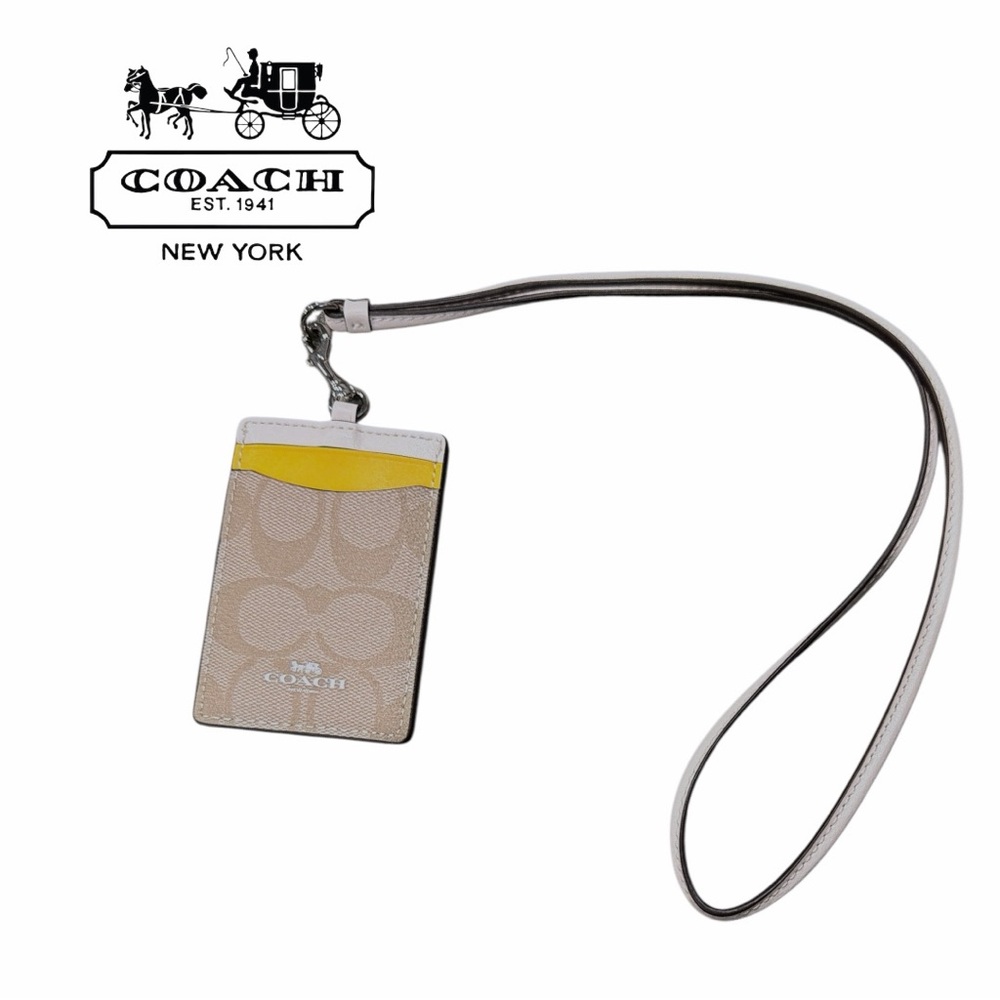Coachโ Signature C Landyard and/or Badge ID Holder